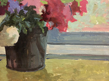 Oil painting Flowers Korostelev Vladimir Alexandrovich