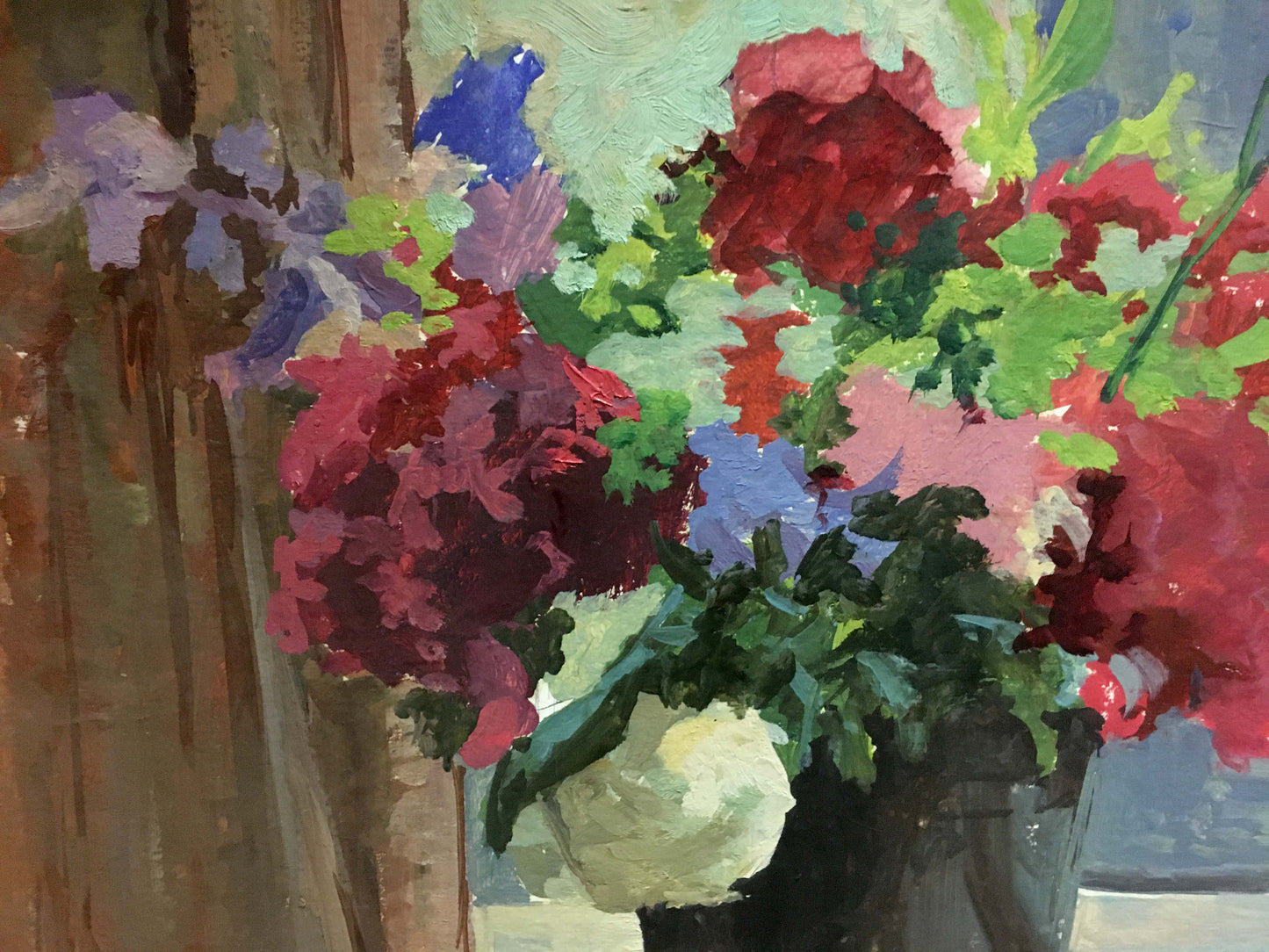 Oil painting Flowers Korostelev Vladimir Alexandrovich