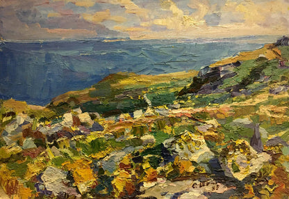 Oil painting Mountain landscape Shapovalov Sergey Gavrilovich