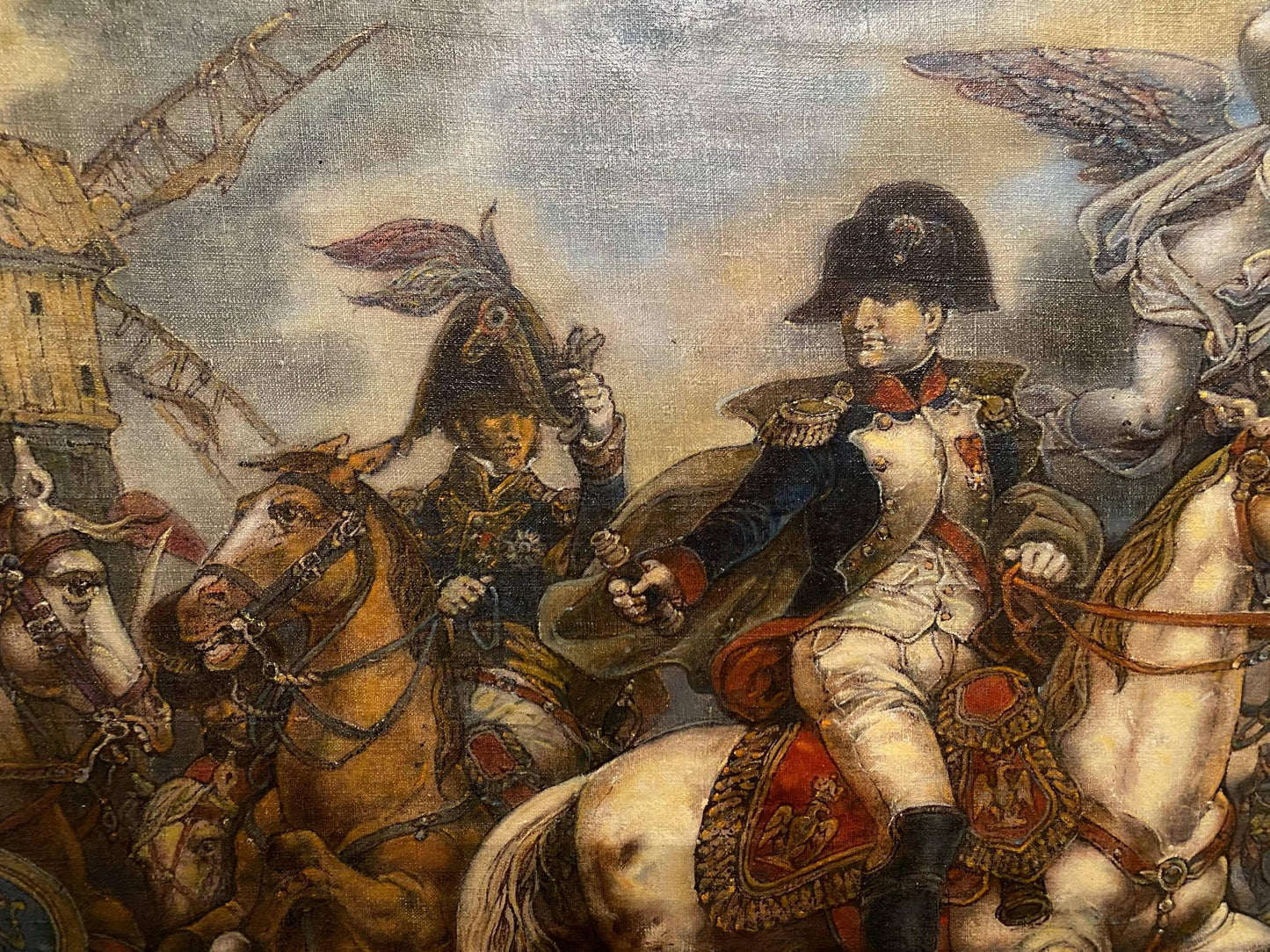 Oil painting Napoleon at Wagram Litvinov Oleg Arkad'yevich