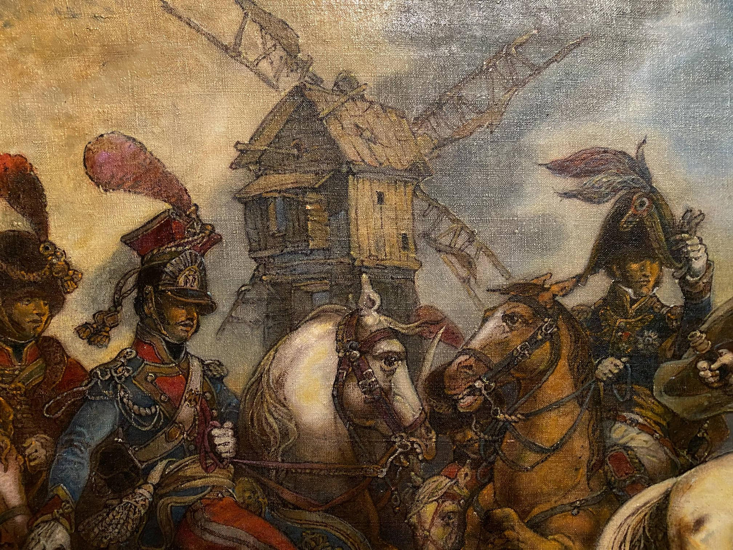 Oil painting Napoleon at Wagram Litvinov Oleg Arkad'yevich