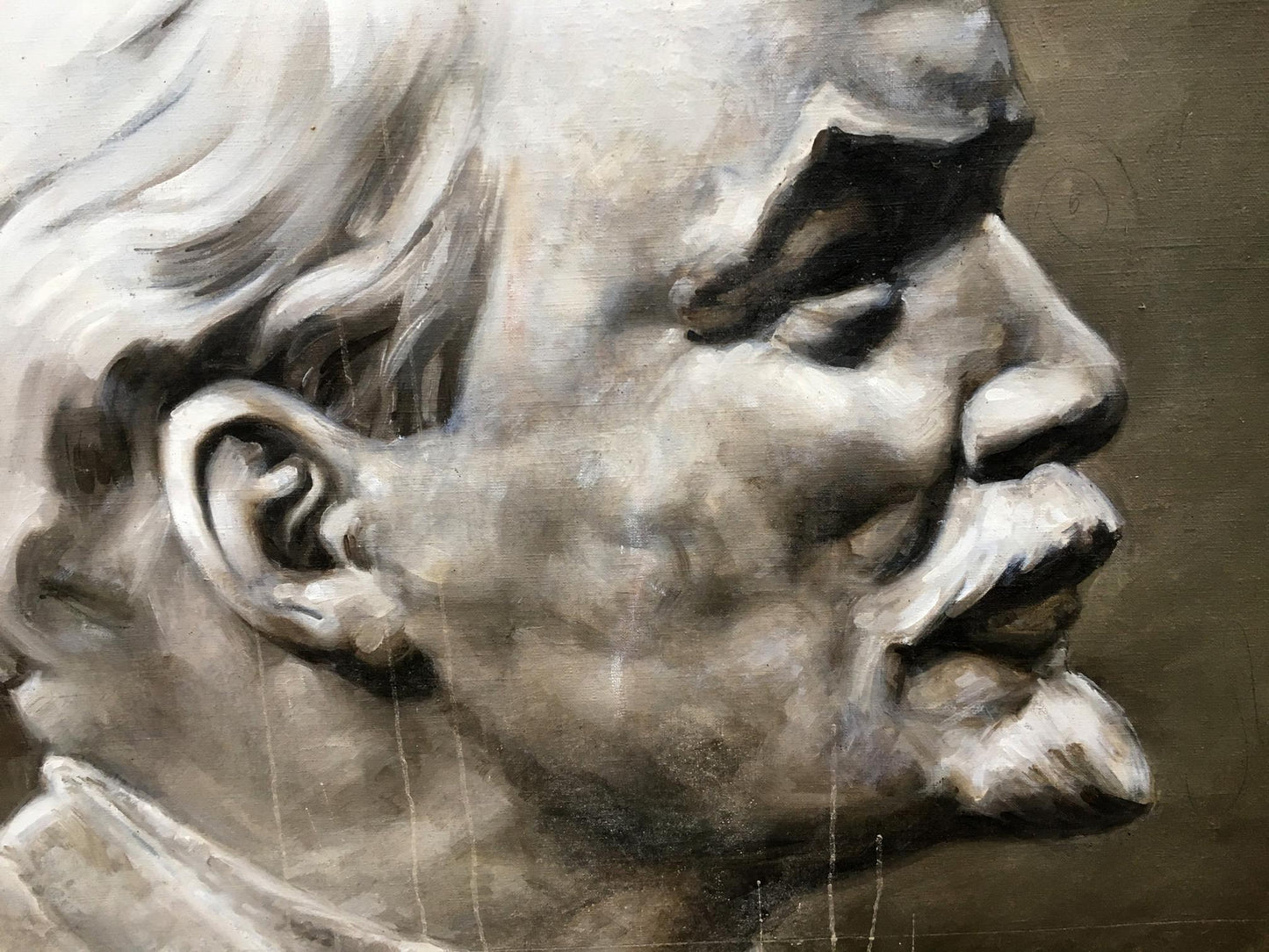 Oil painting Lenin