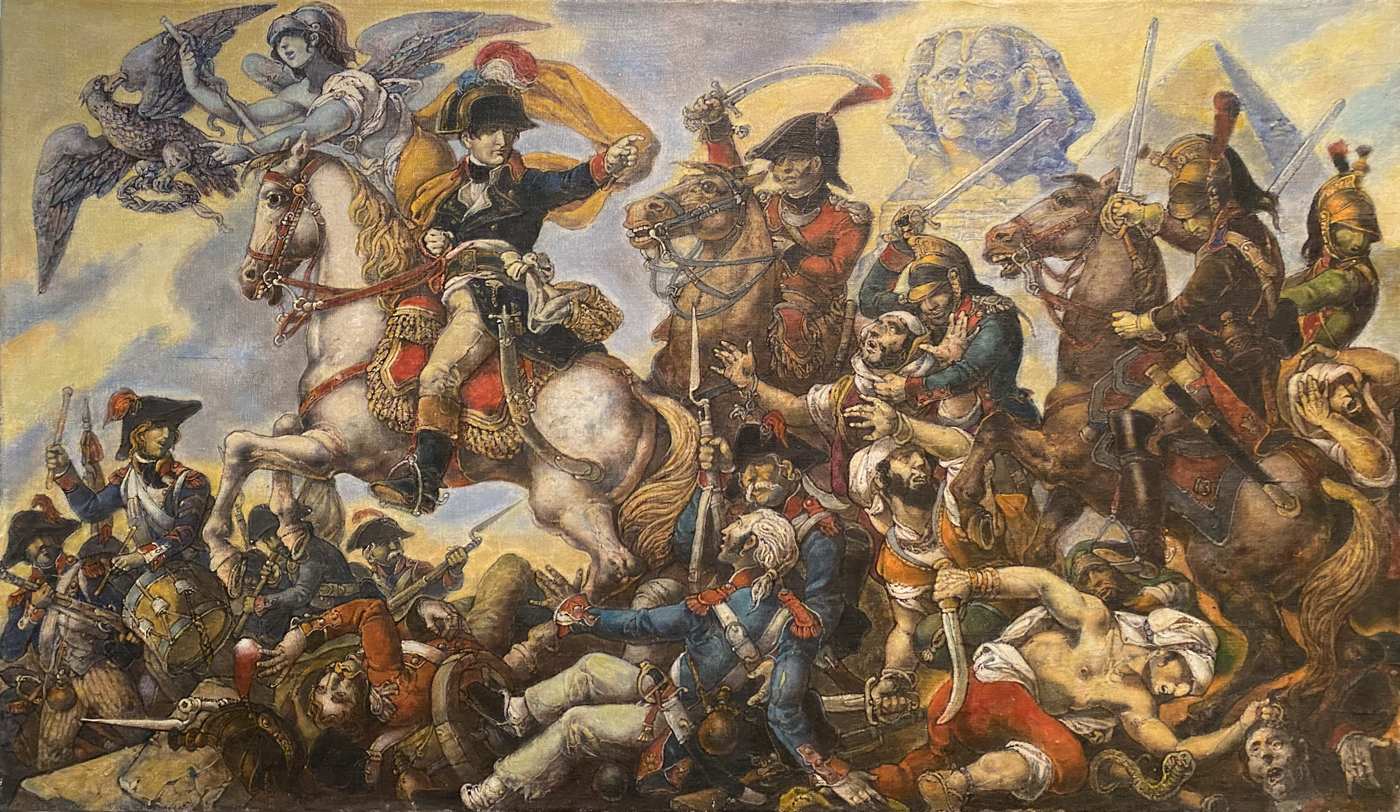 Oil painting Napoleon in Egypt Litvinov Oleg Arkad'yevich