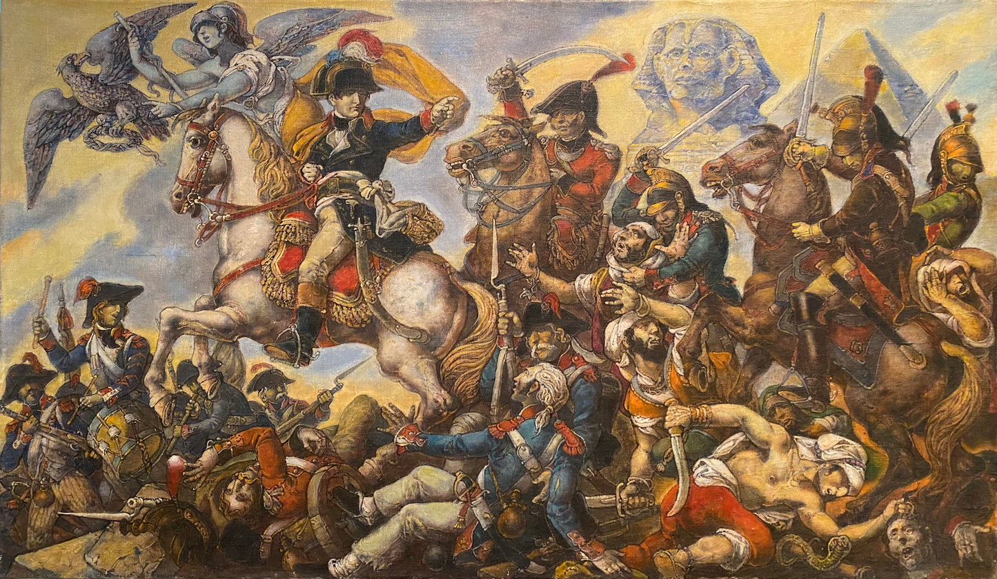 Oil painting Napoleon in Egypt Litvinov Oleg Arkad'yevich