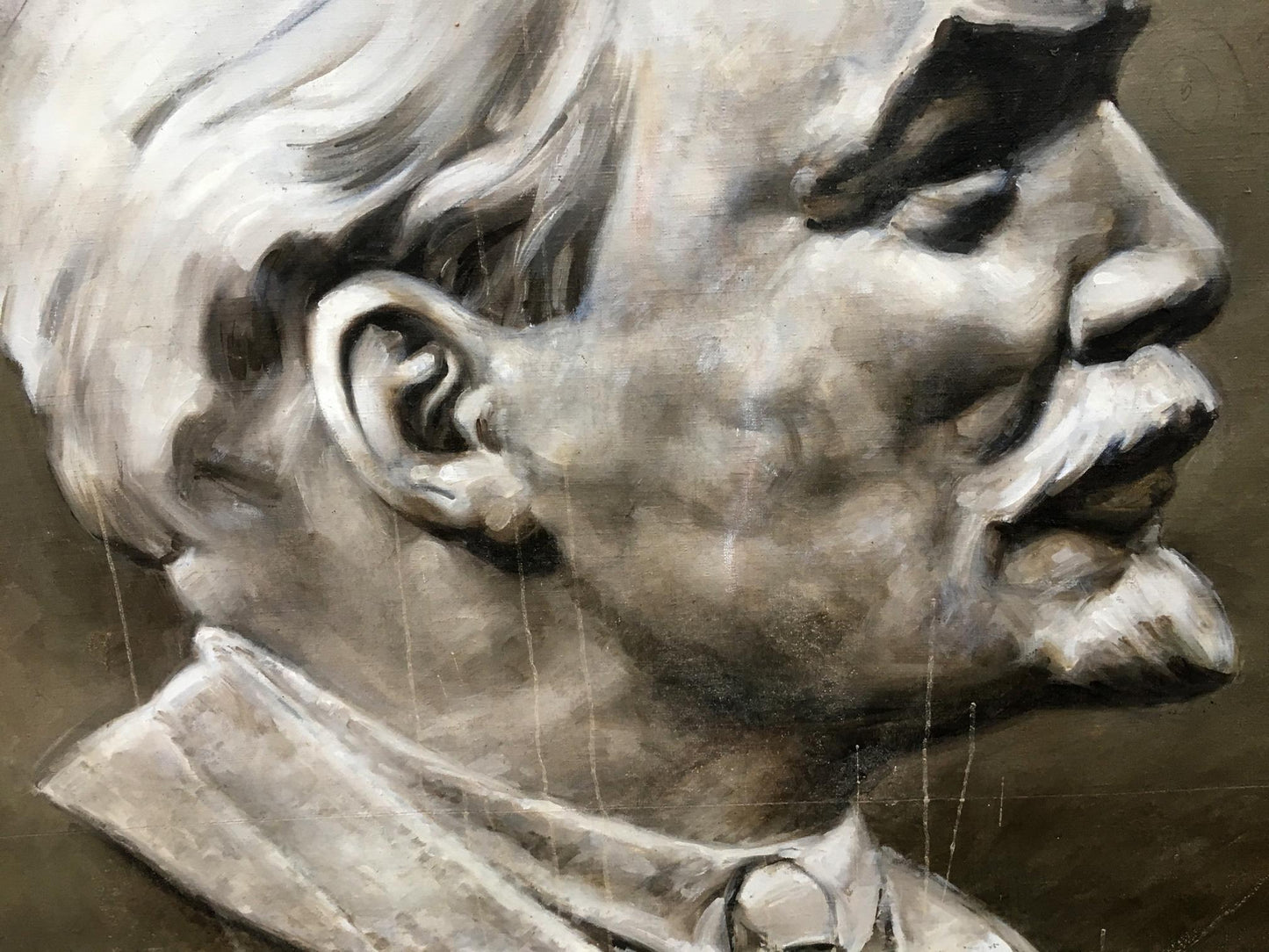 Oil painting Lenin