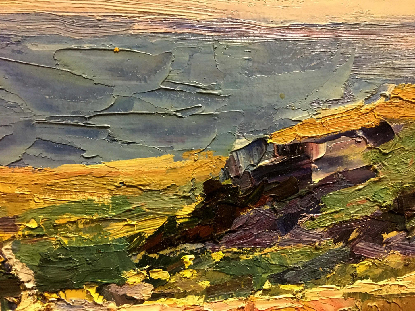Oil painting Mountain landscape Shapovalov Sergey Gavrilovich