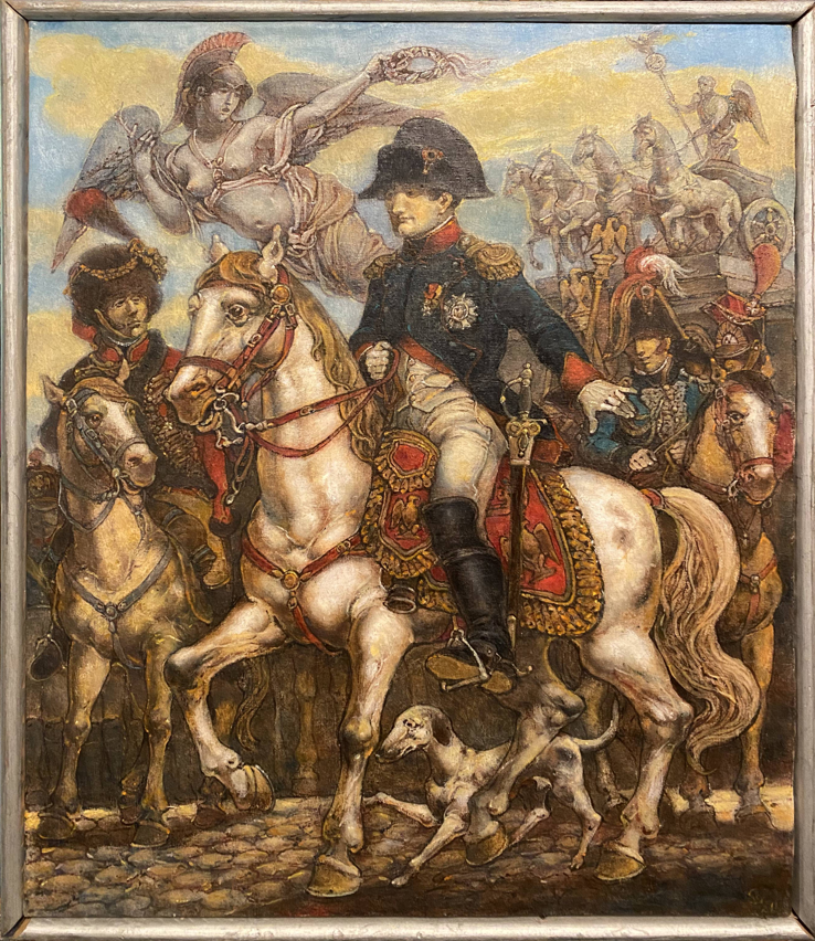Oil painting Napoleon in Berlin Litvinov Oleg Arkad'yevich