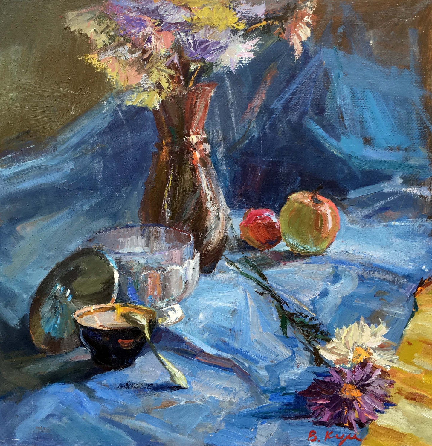 Still life oil painting Vladimir Kuts