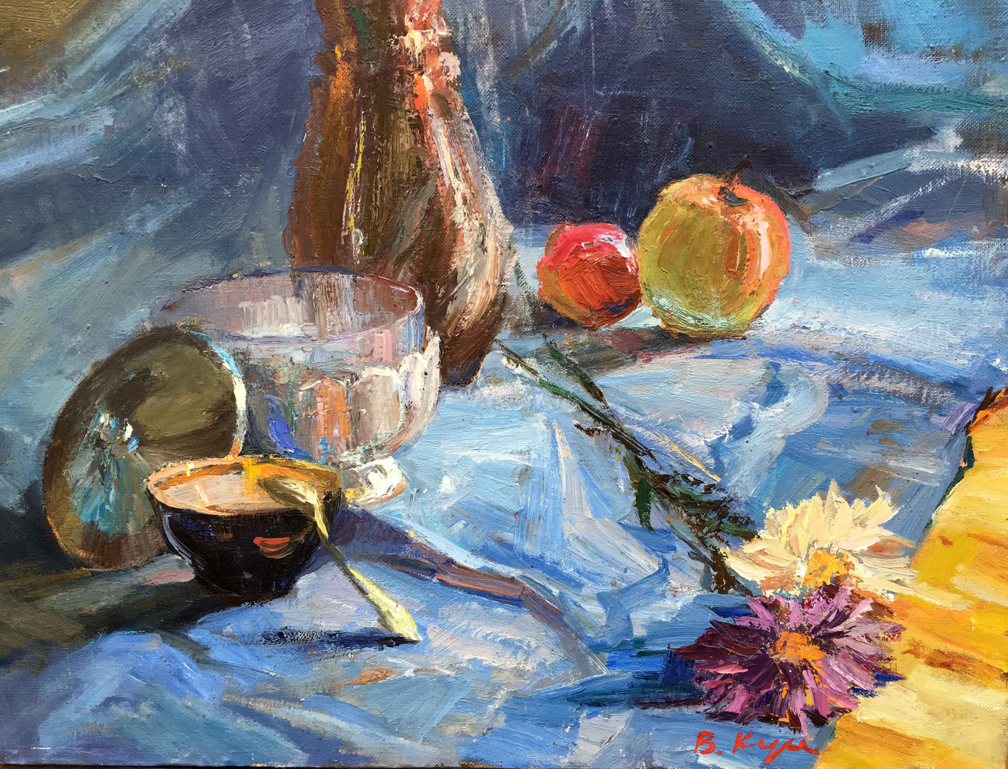 Still life oil painting Vladimir Kuts