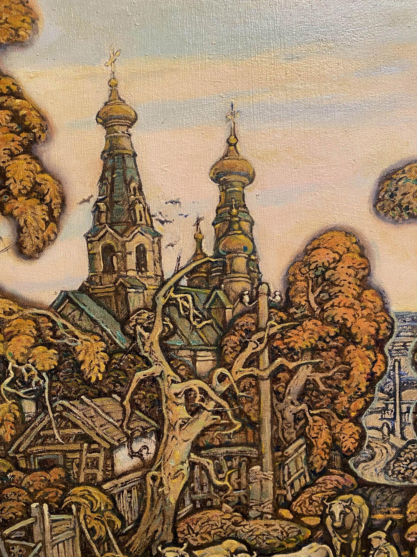 Oil painting Autumn, province Litvinov Oleg Arkad'yevich