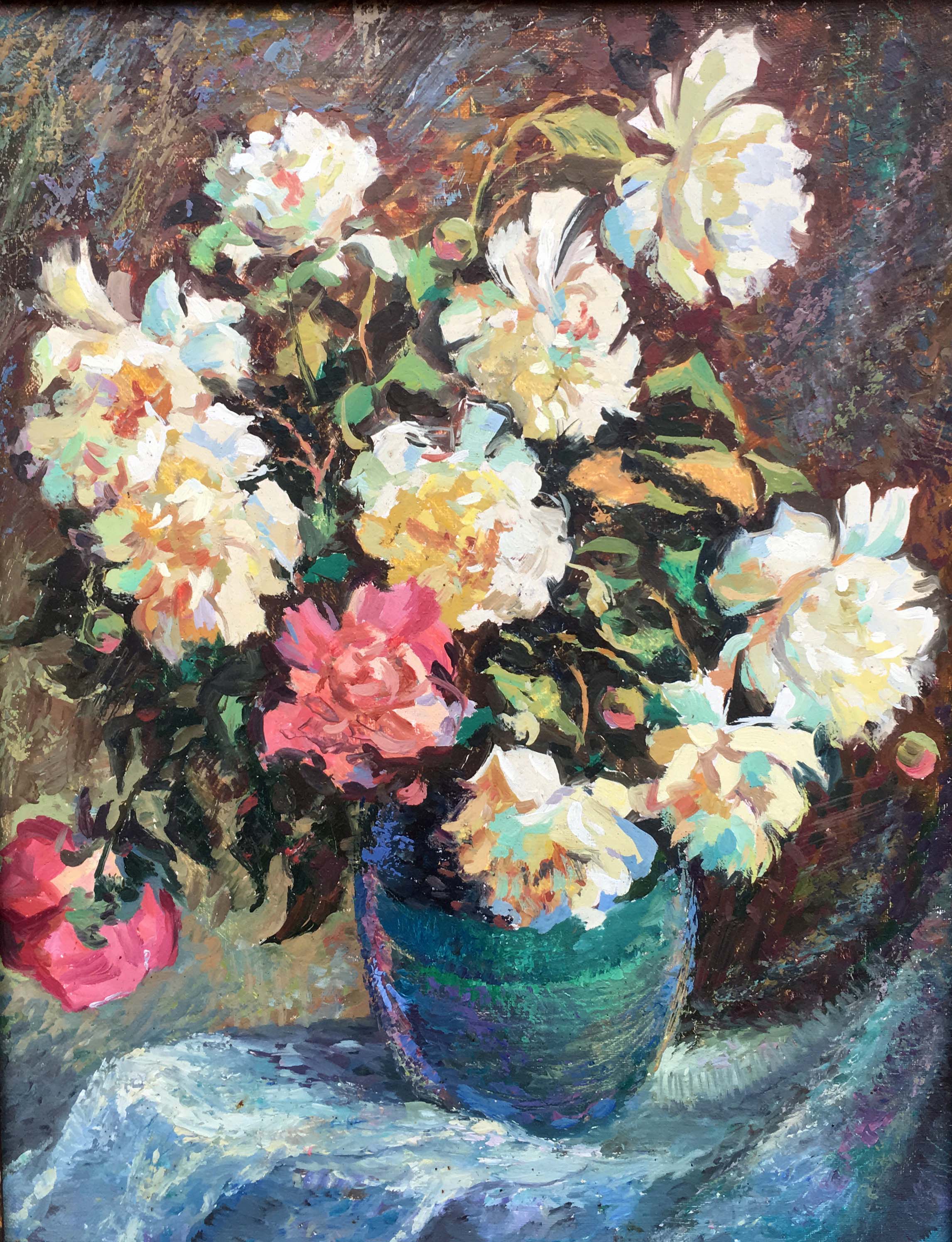 Peony oil painting V.Khomchuk