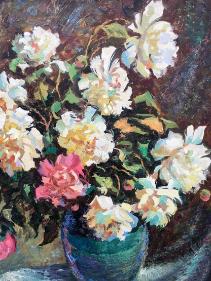 Peony oil painting V.Khomchuk