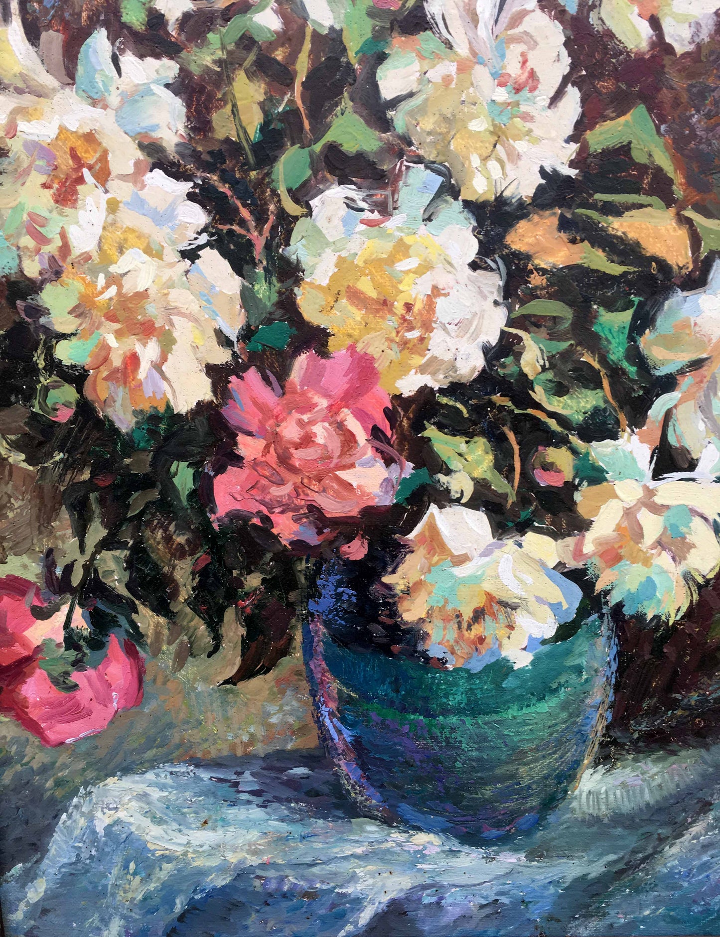 Peony oil painting V.Khomchuk