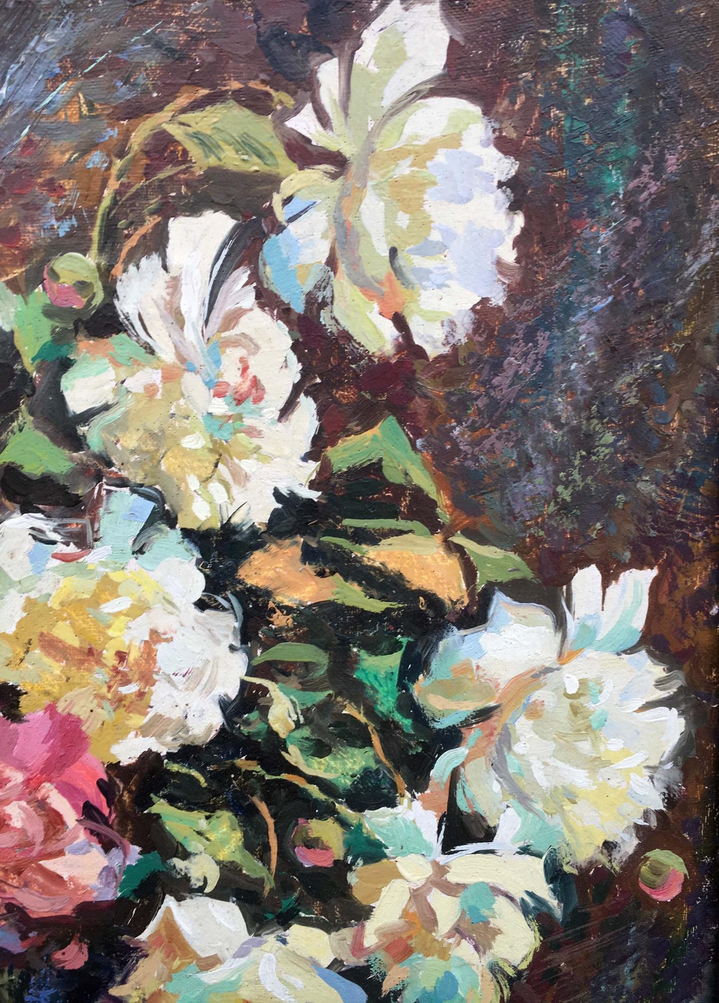 Peony oil painting V.Khomchuk