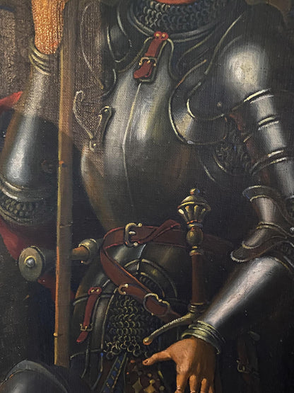 Oil painting Jeanne d'Arc Litvinov Oleg Arkad'yevich