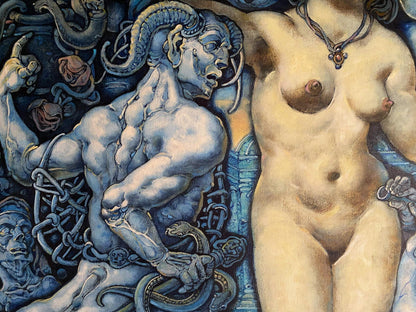 Oil painting Mythological dream Oleg Litvinov