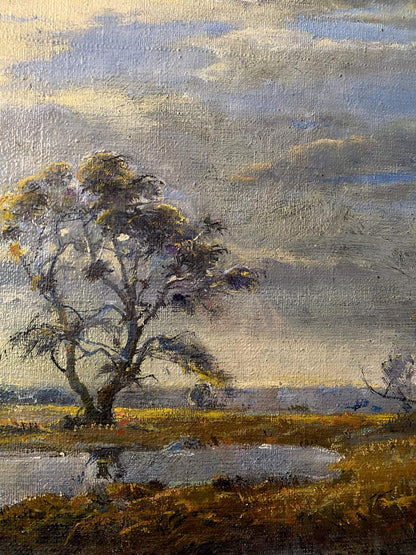 Oil painting Cloudy, before a thunderstorm Litvinov Oleg Arkad'yevich