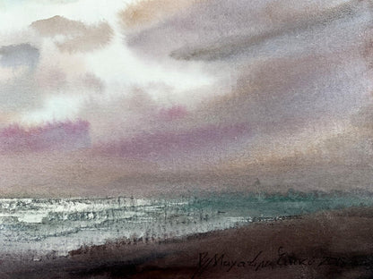 Watercolor painting Storms Viktor Mikhailichenko