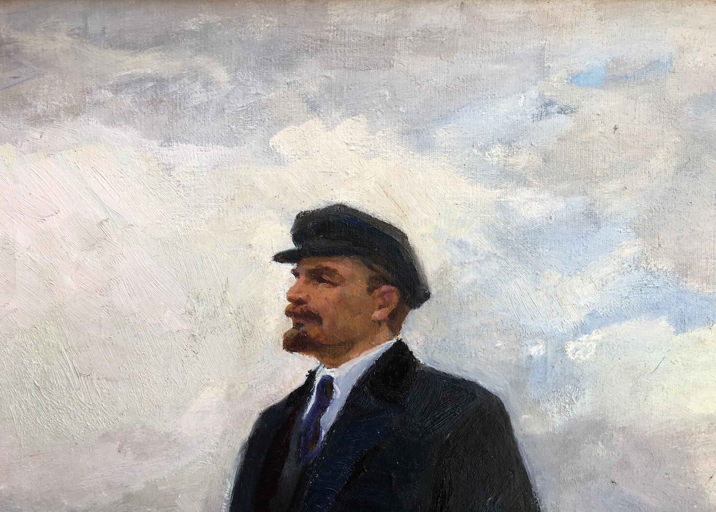 Oil painting Lenin in Spill Yudenko Lyudmila Vladimirovna