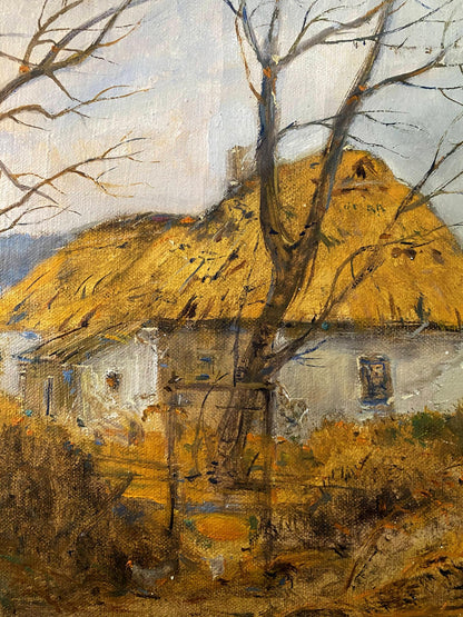 Oil painting Village dream Litvinov Oleg Arkad'yevich