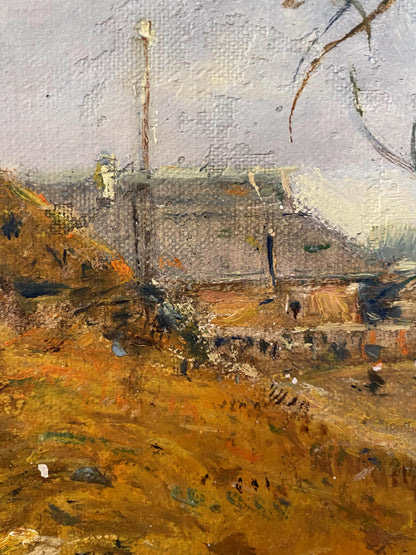 Oil painting Village dream Litvinov Oleg Arkad'yevich