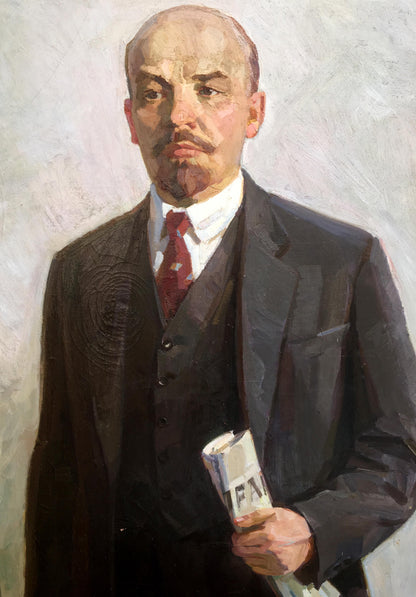Oil painting Lenin Orlitskaya O.F