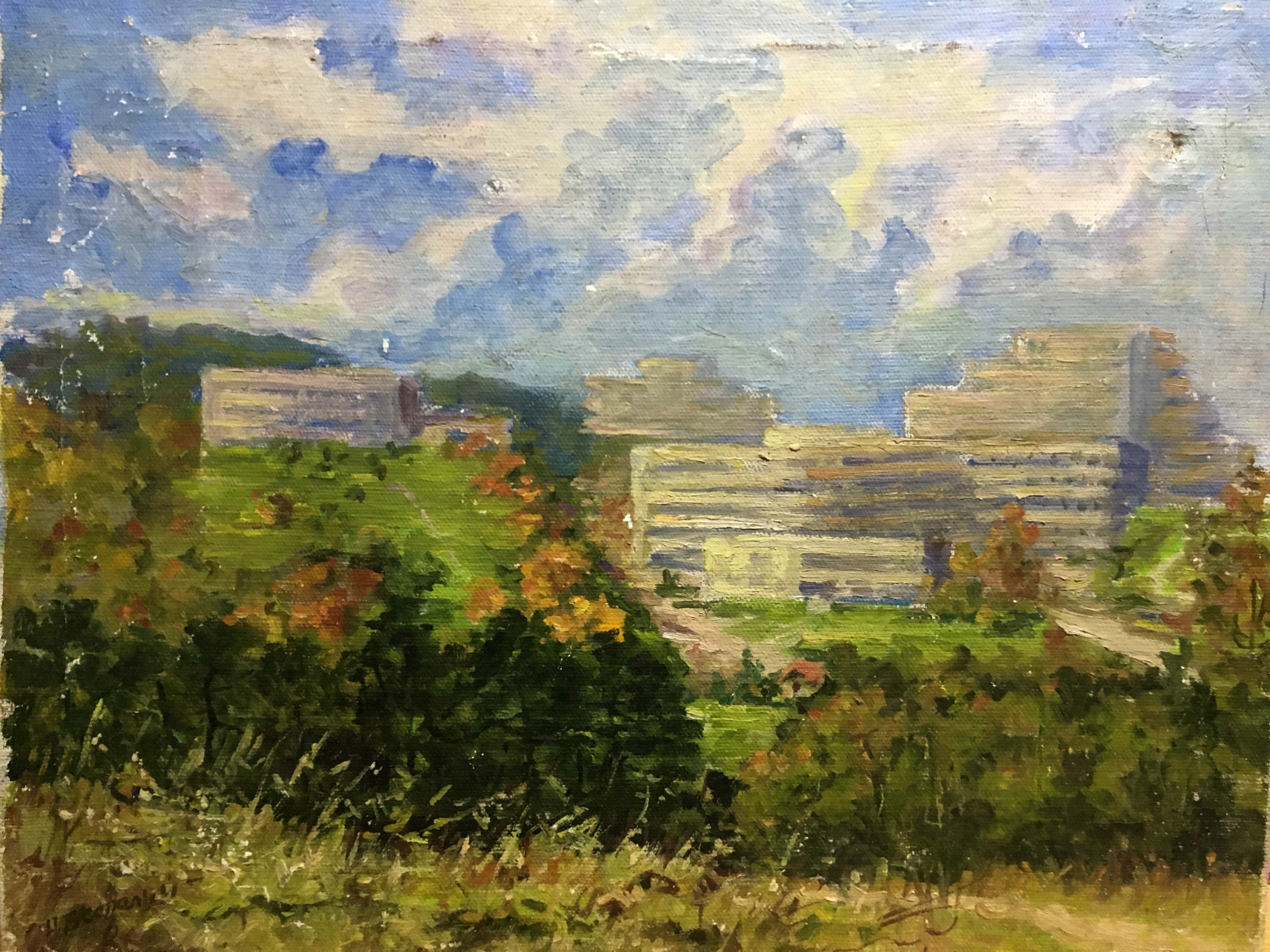 Oil painting sanatorium N. Bezpalchev