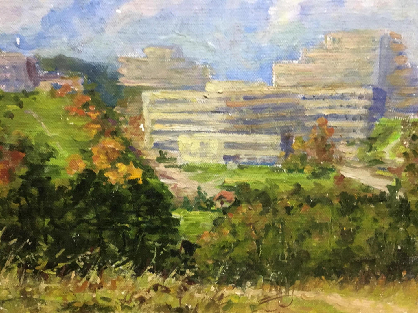 Oil painting sanatorium N. Bezpalchev