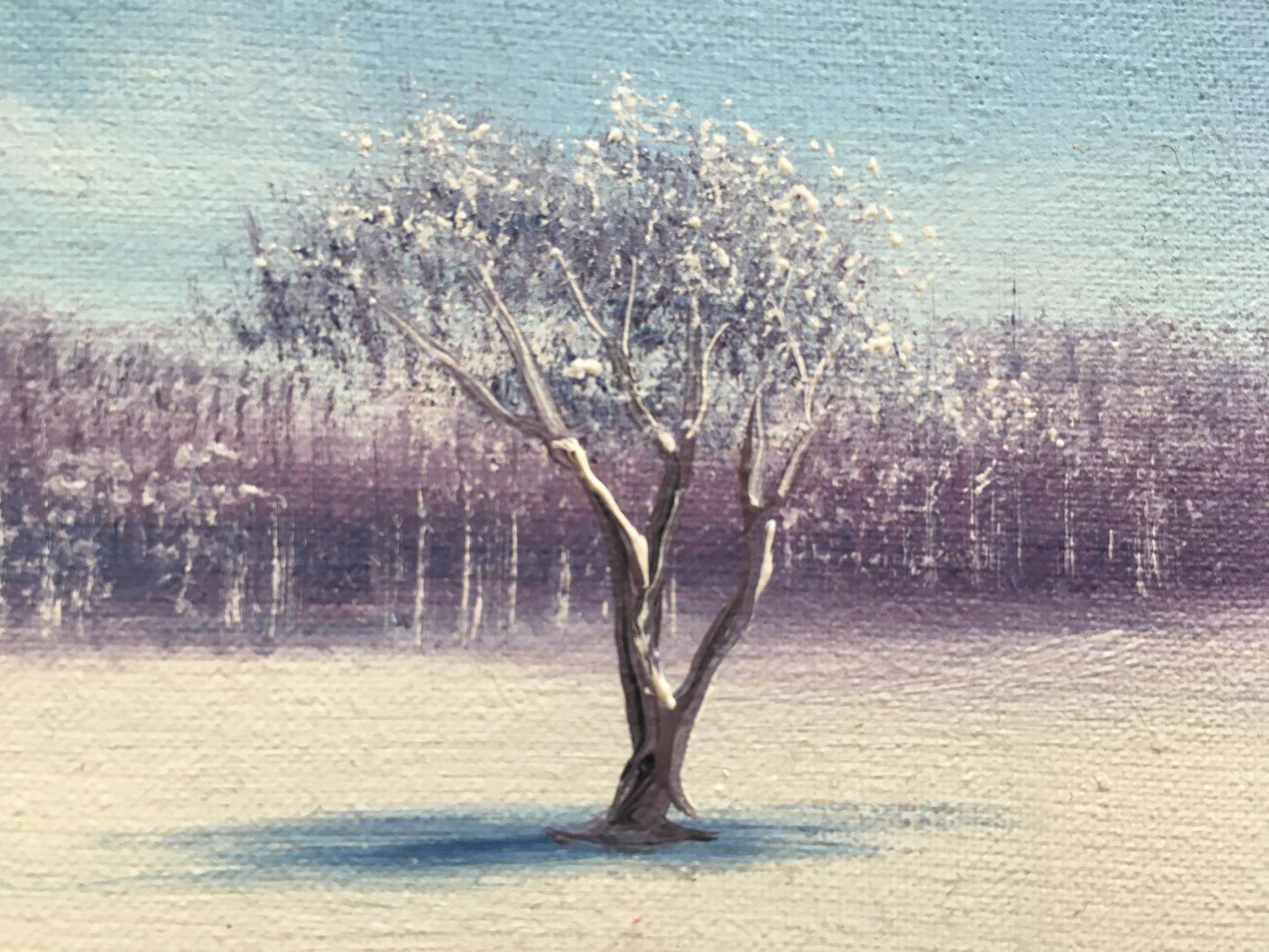 Oil painting Covered in snow Andrew Bagno