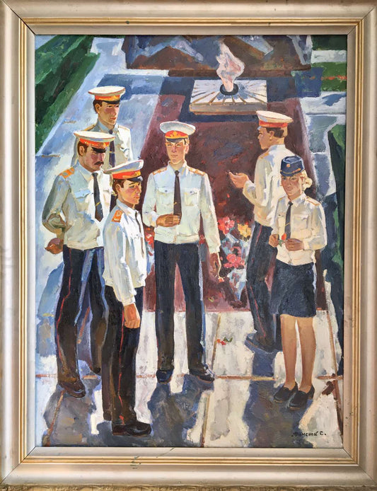 Oil painting Victory Day Fomenok Stanislav Fedorovich