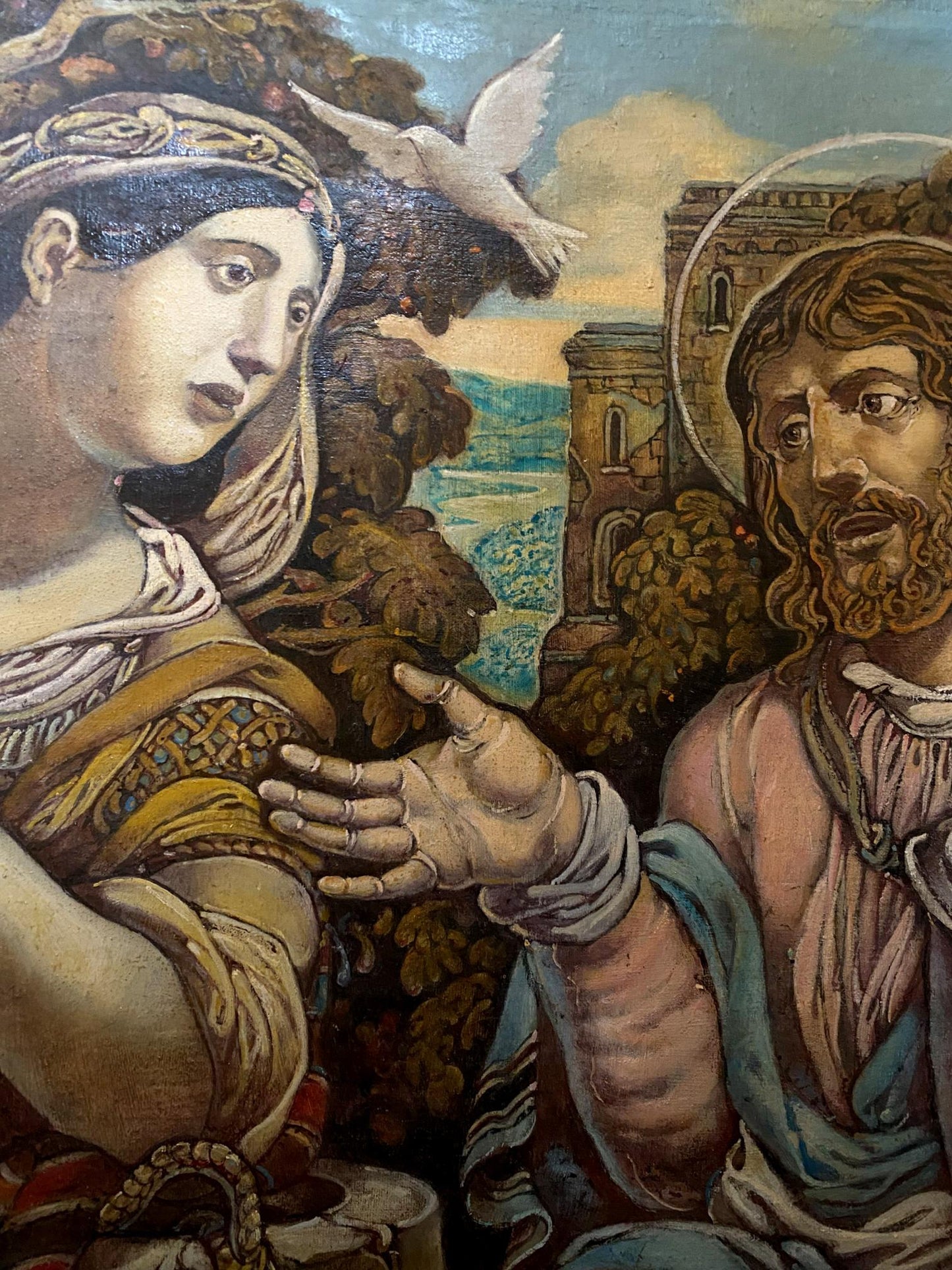 Oil painting Christ Litvinov Oleg Arkad'yevich