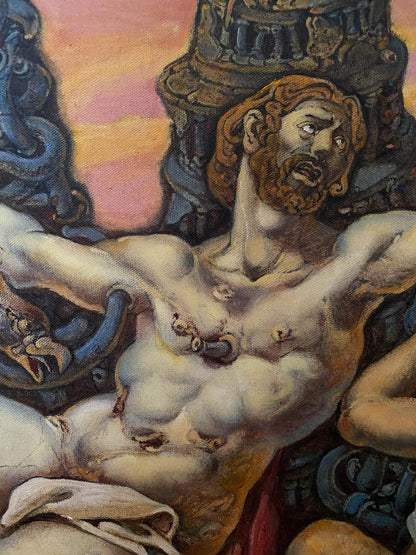 Oil painting Prometheus Litvinov Oleg Arkad'yevich