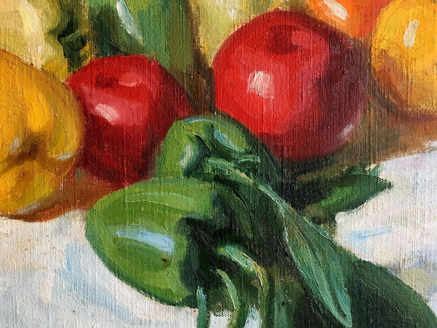 Oil painting Still life with vegetables Filippov Z. I.