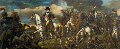 Oil painting Napoleon and his army Oleg Litvinov
