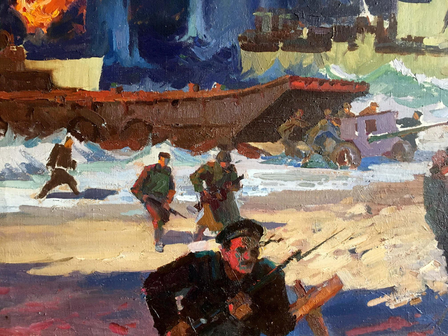 Oil painting Eltigen Ivan Ivanovich Zakharov