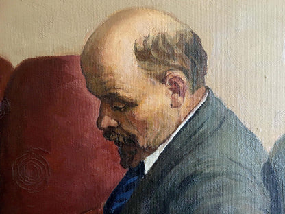 T.I. Sipko's oil painting "Portrait of Lenin"