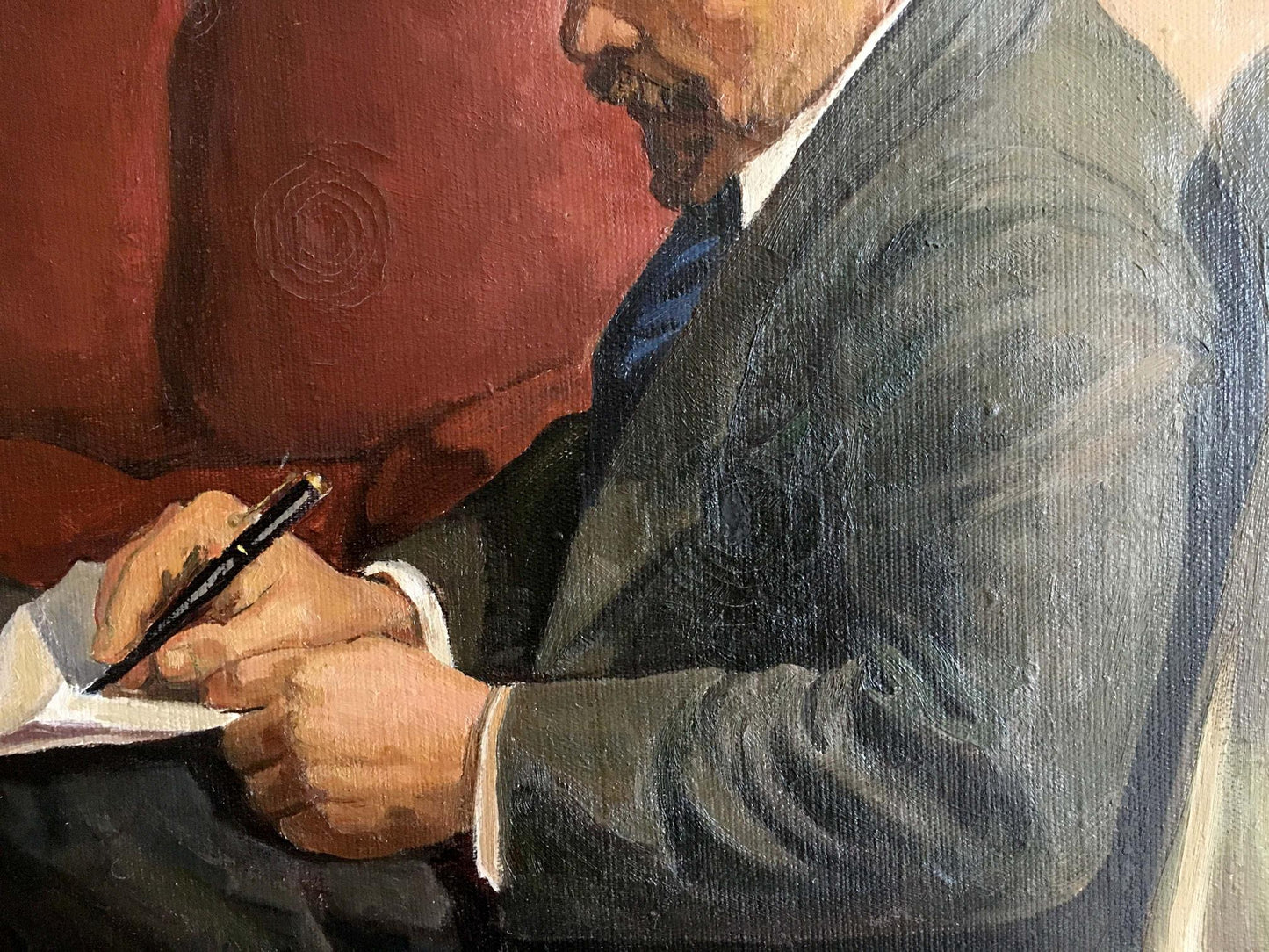 Oil painting Portrait of Lenin Sipko T.I.