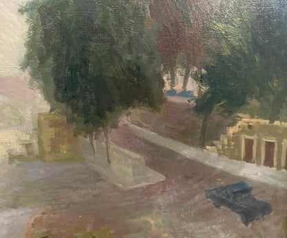Oil painting Embankment of the city Krichevsky Nikolay Vasilievich