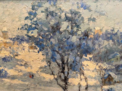 Oil painting Winter came Gorbatov Konstantin Ivanovich