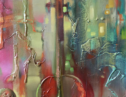 Abstract oil painting Sonic Impression Anatoly Tarabanov