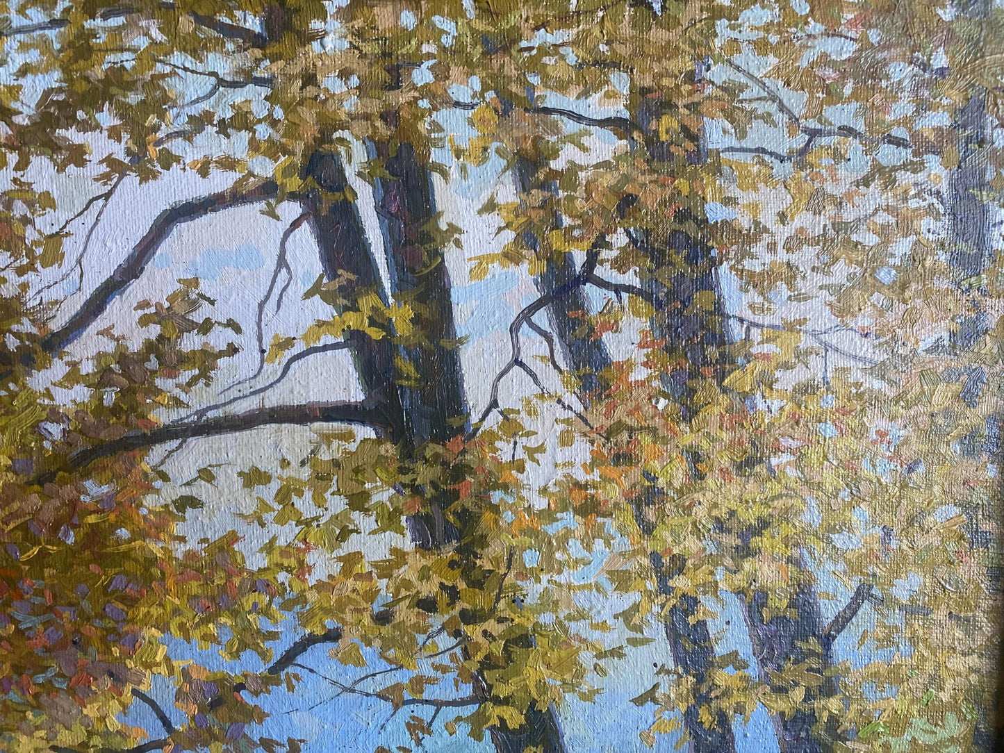 Oil painting Autumn Valentin Stepanovich Tereshenko