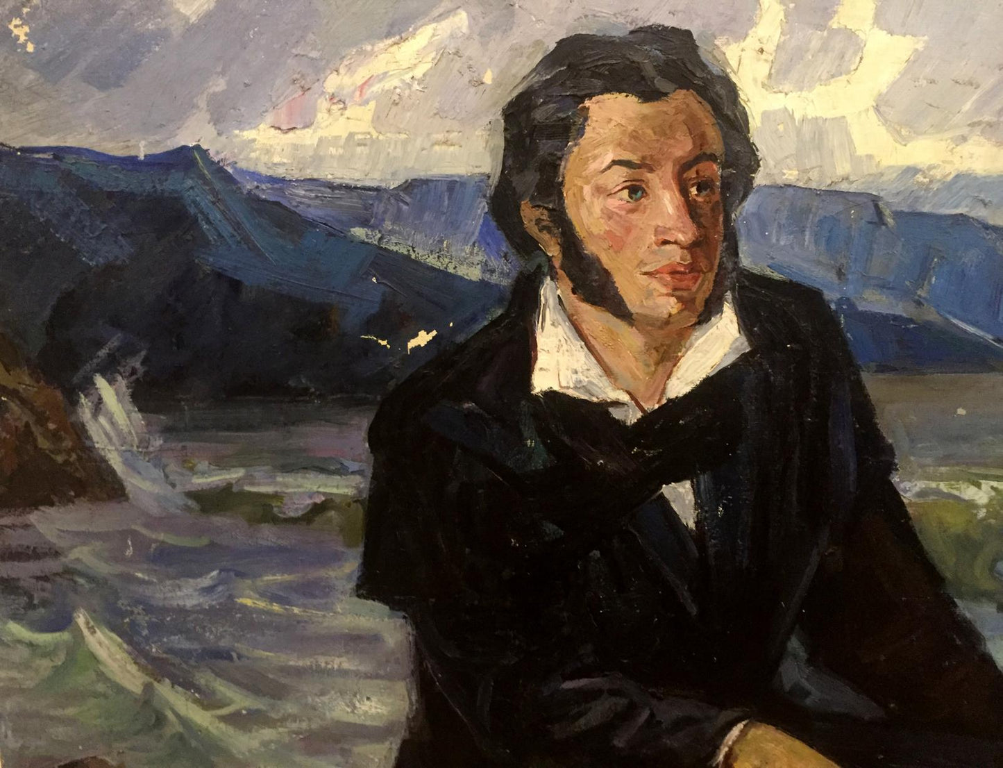 Oil painting Alexander Sergeevich Pushkin