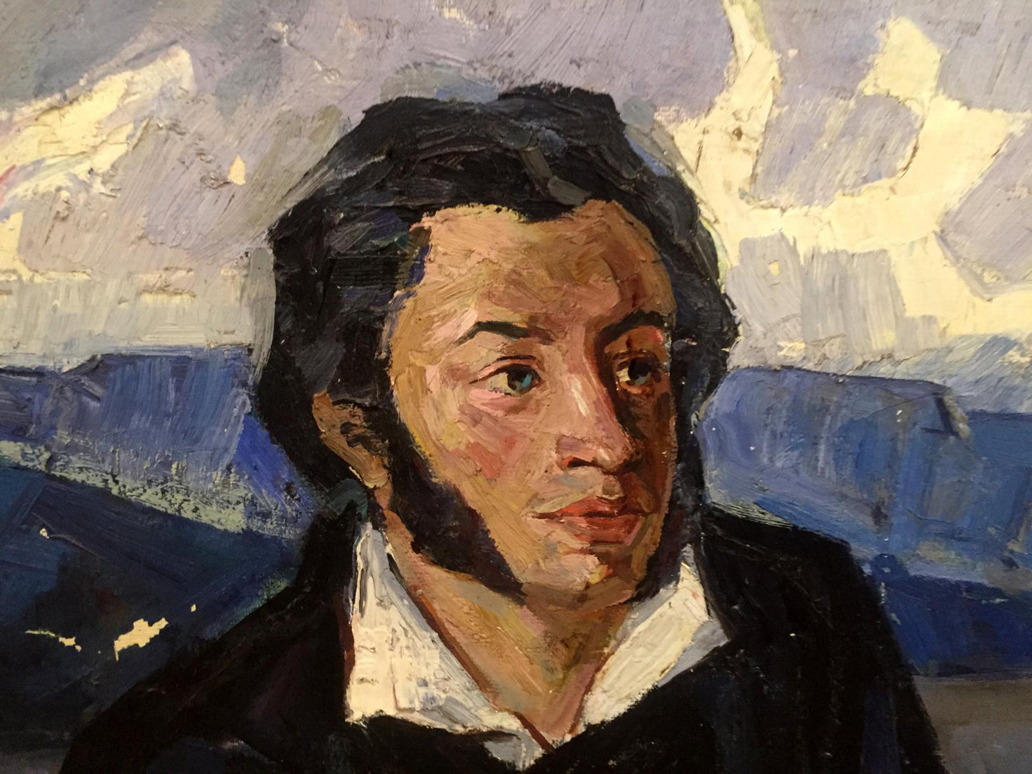 Oil painting Alexander Sergeevich Pushkin