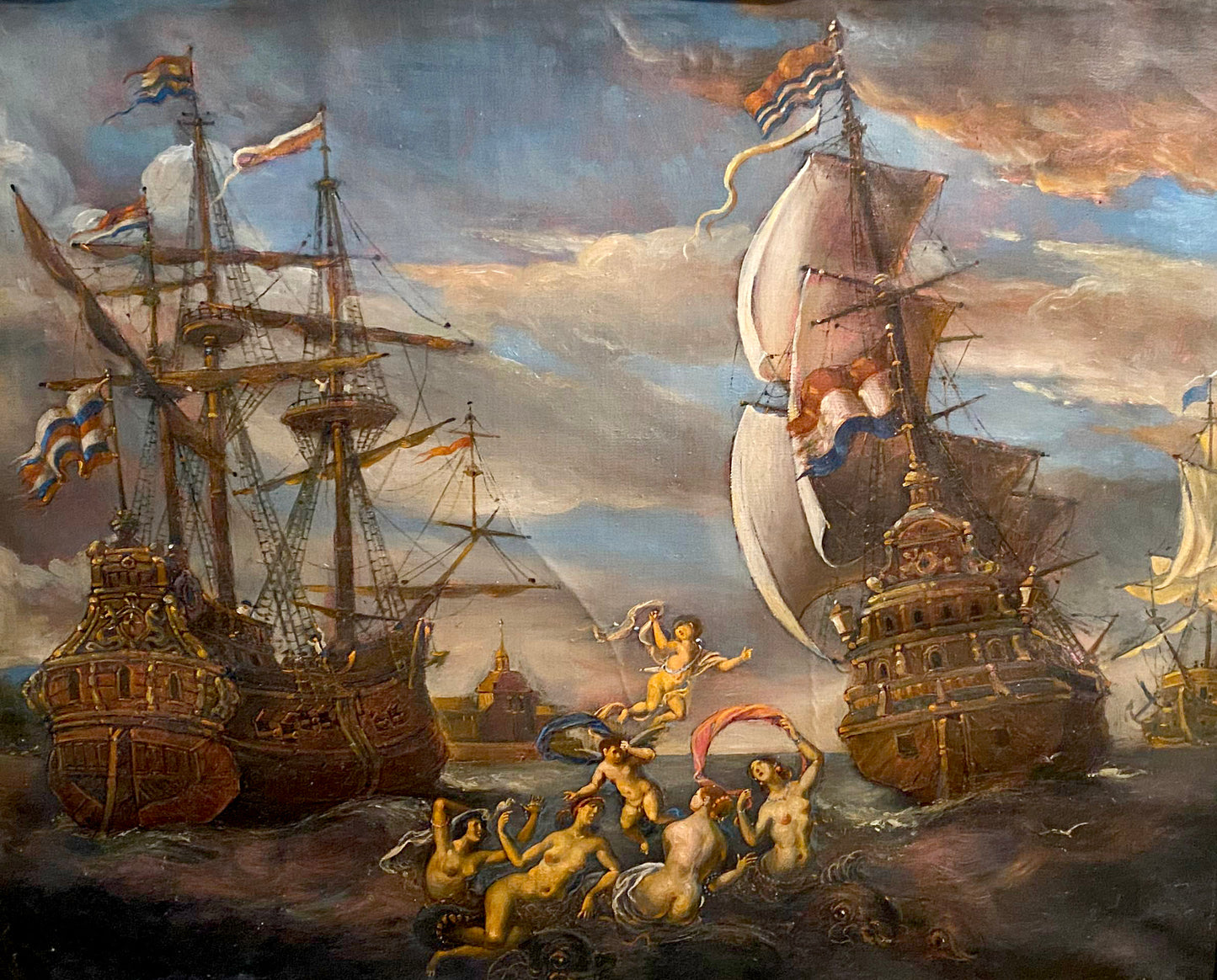 Oil painting Sirens Litvinov Oleg Arkad'yevich
