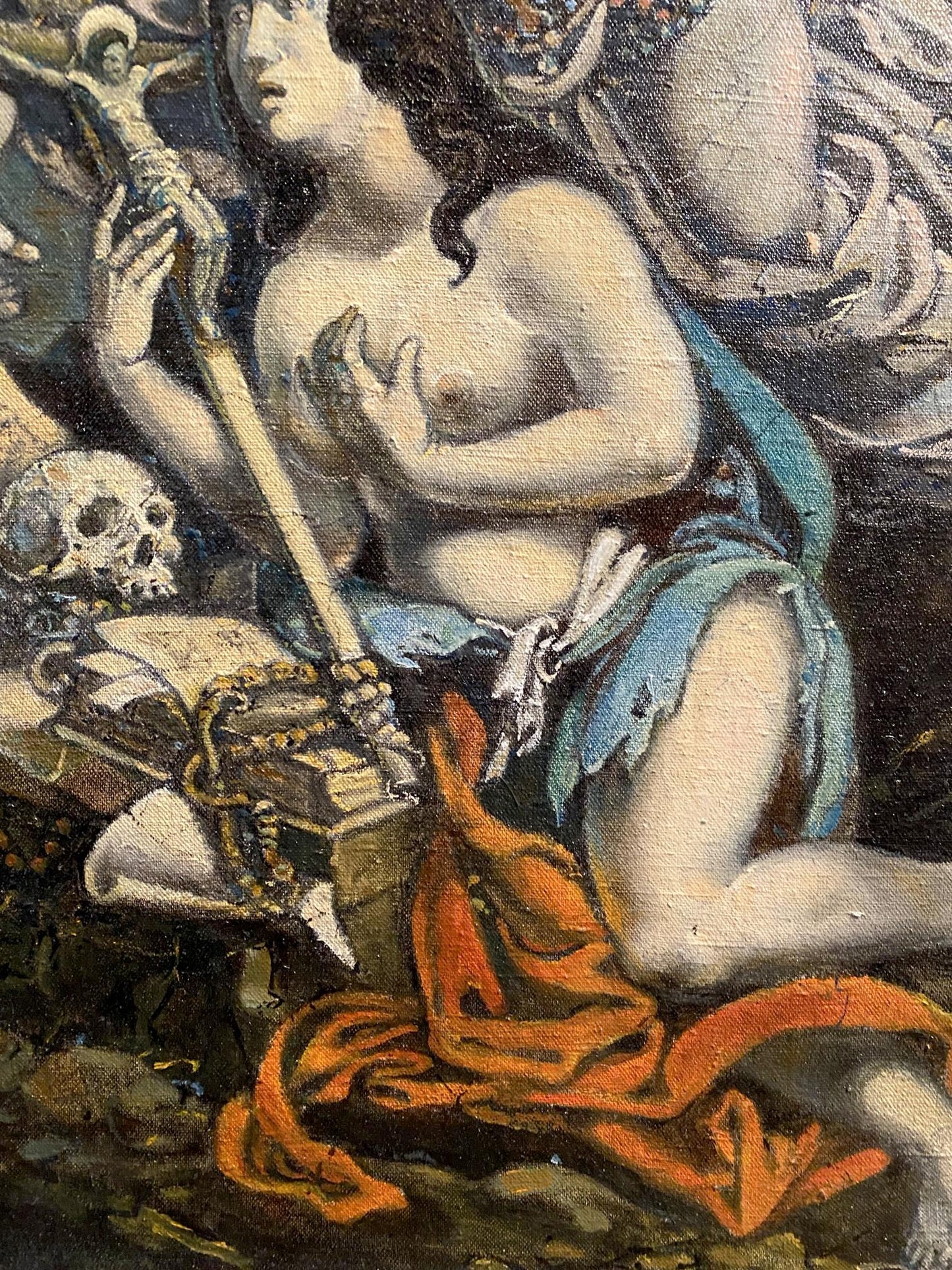 Oil portrayal of Magdalene by Oleg Arkad'yevich Litvinov