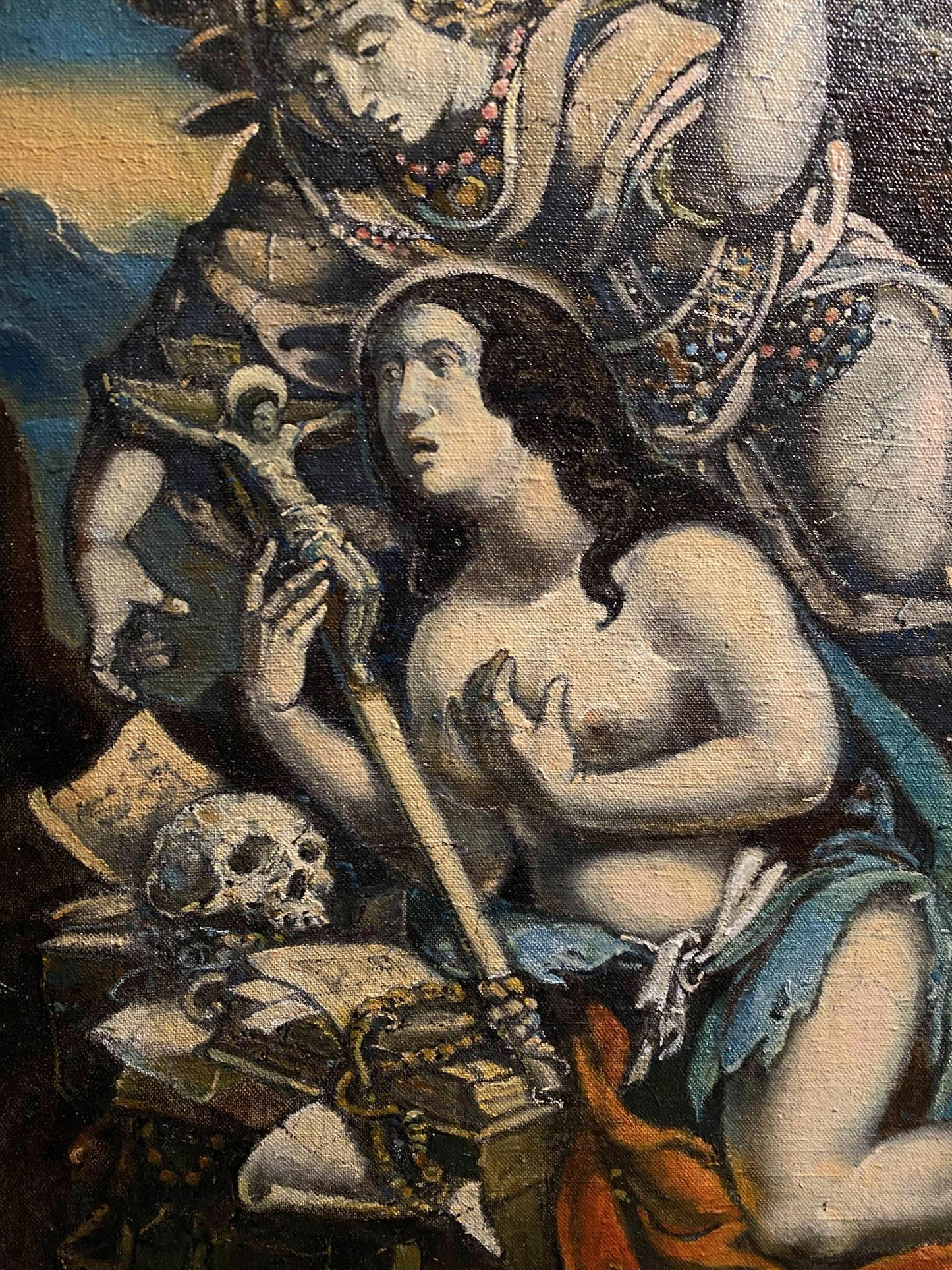 Magdalene depicted in oils by Oleg Arkad'yevich Litvinov
