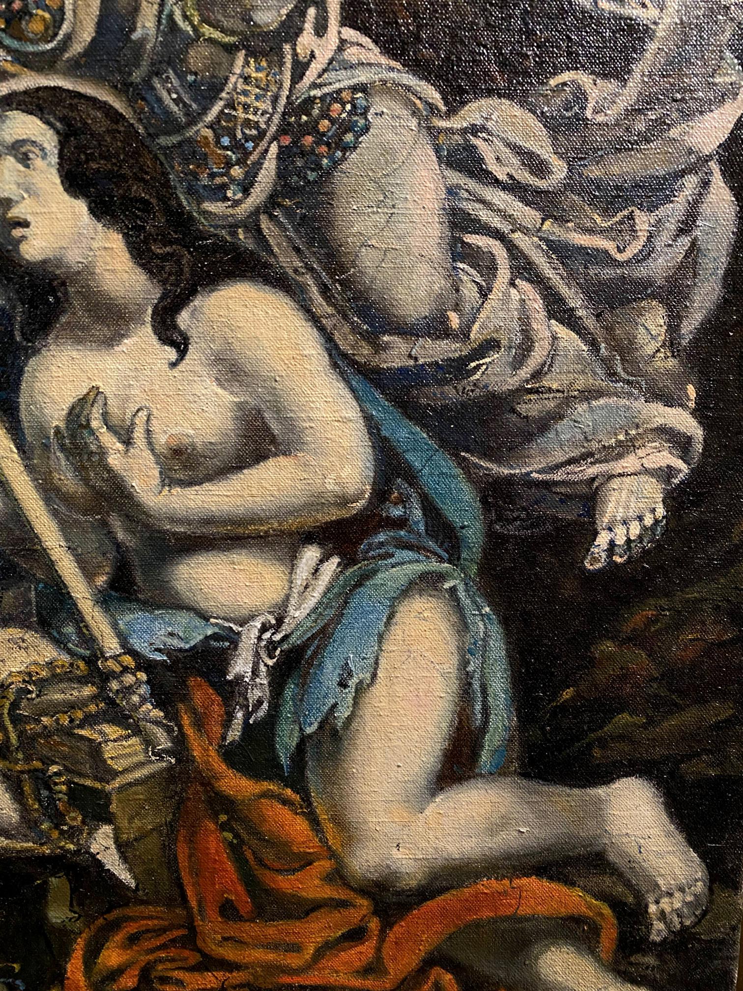 Oil depiction of Magdalene by Oleg Arkad'yevich Litvinov