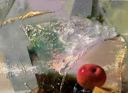 Abstract oil painting Apple Anatoly Borisovich Tarabanov