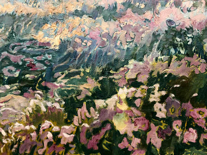 Oil painting Flower field Sambur Arkady Gesejonovich
