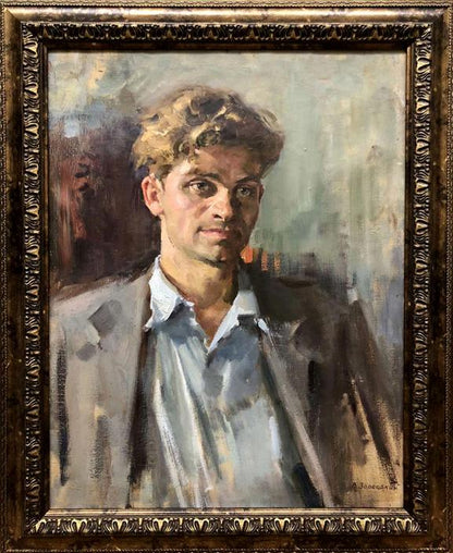 Oil painting Man's portrait Zaretskyi Viktor